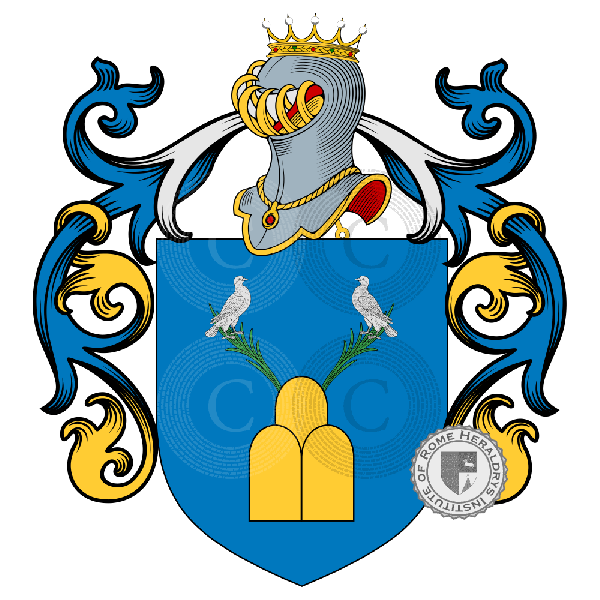 Coat of arms of family Platoni