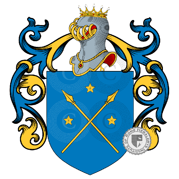 Coat of arms of family Vercelli