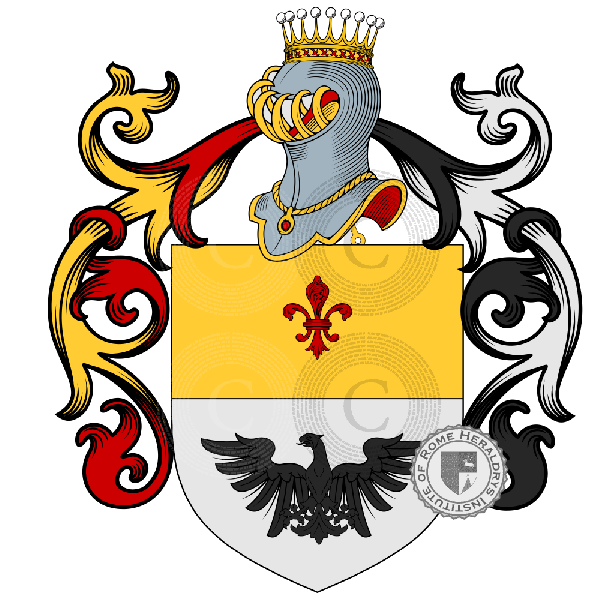 Coat of arms of family Ducco