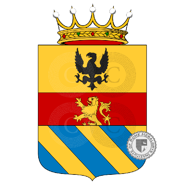 Coat of arms of family Quincij, Quinci