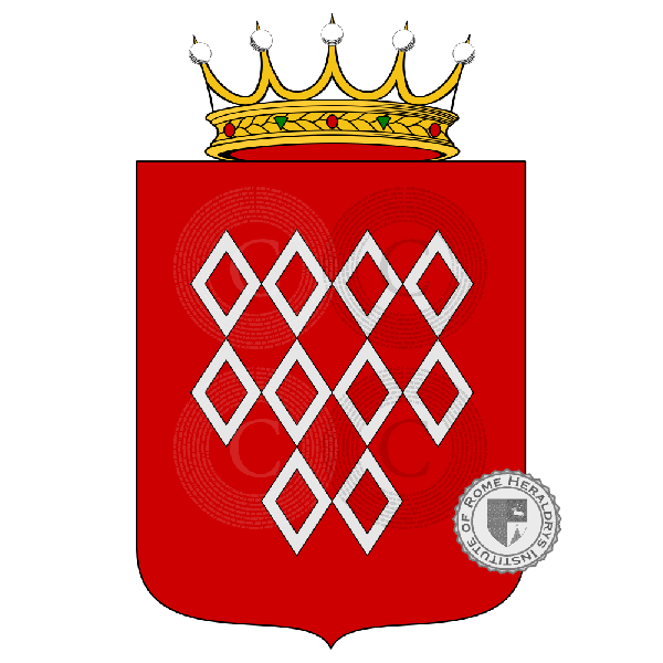 Wappen der Familie Quincij, Quinci