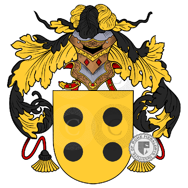 Coat of arms of family Brío