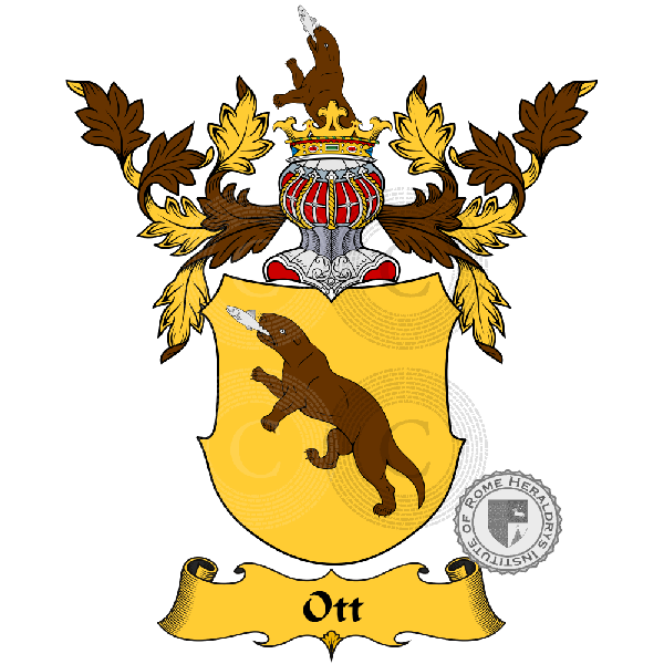 Wappen der Familie Ott   ref: 883795