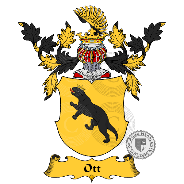 Wappen der Familie Ott   ref: 883796