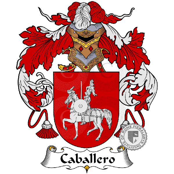 Coat of arms of family Caballero   ref: 883818
