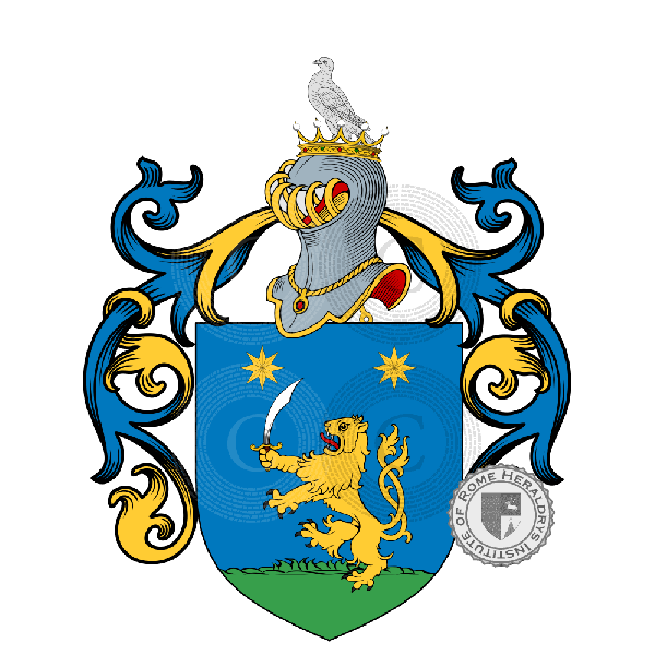 Coat of arms of family De Marsanich