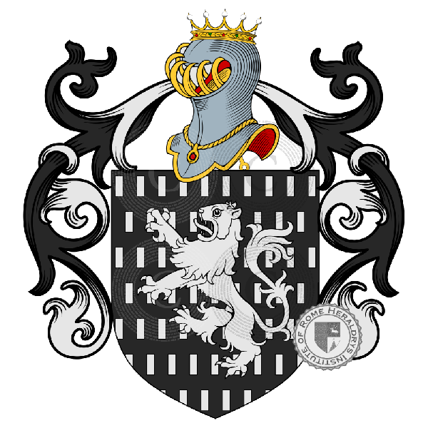 Coat of arms of family Penhoadic, De Penhoadic de Kerouzien, Kerouscré et Levalot