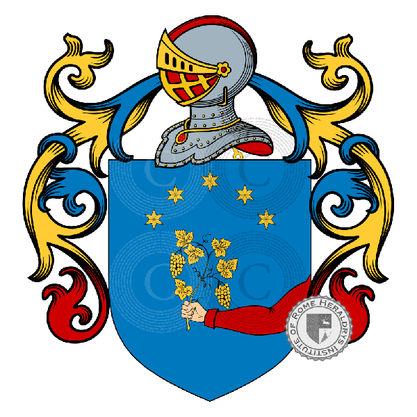 Coat of arms of family Viteri