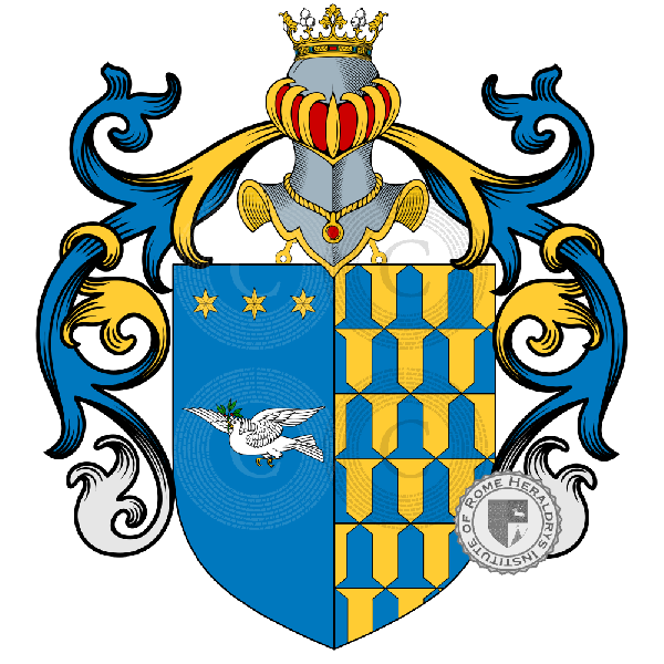 Coat of arms of family Nunziante d