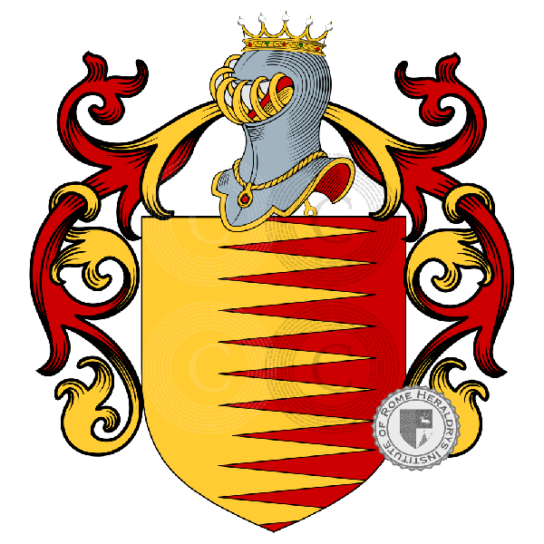 Coat of arms of family Corbizi