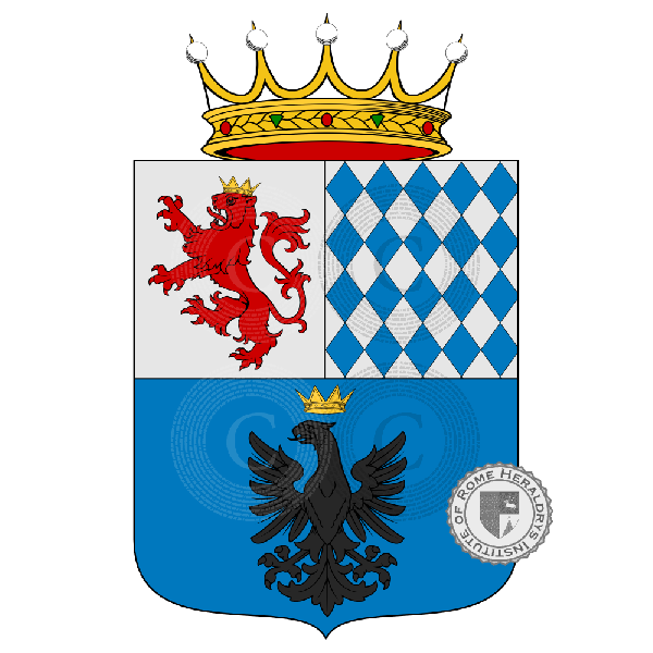 Coat of arms of family Moratelli
