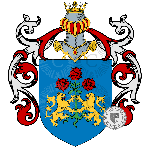 Coat of arms of family Leonori, Lianori, Eleonori, Lionori