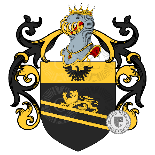 Coat of arms of family Leonori, Lianori, Eleonori, Lionori