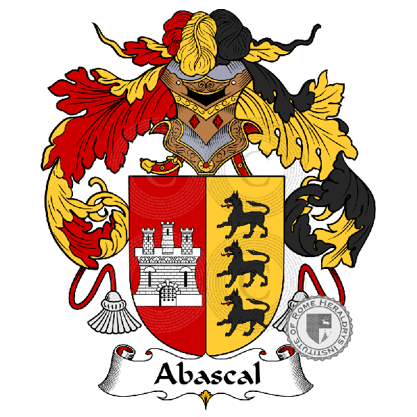 Brasão da família Abascal