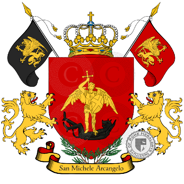 Coat of arms of family Confraternita Ortodossa Dei Cavalieri Di S.Michele Arcangelo