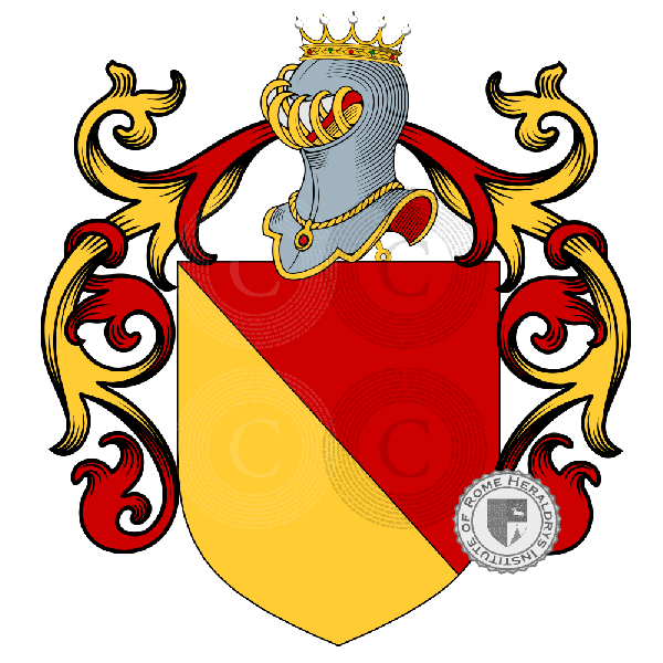 Coat of arms of family Feriuolo