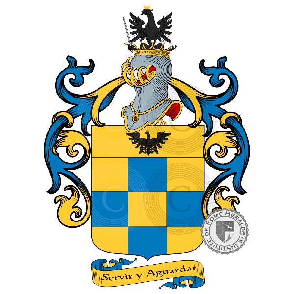Coat of arms of family Pallavicino