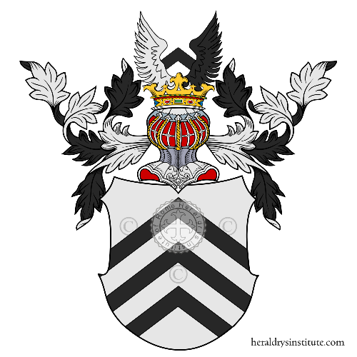 Coat of arms of family Rappe, Rappen, Rappenecker