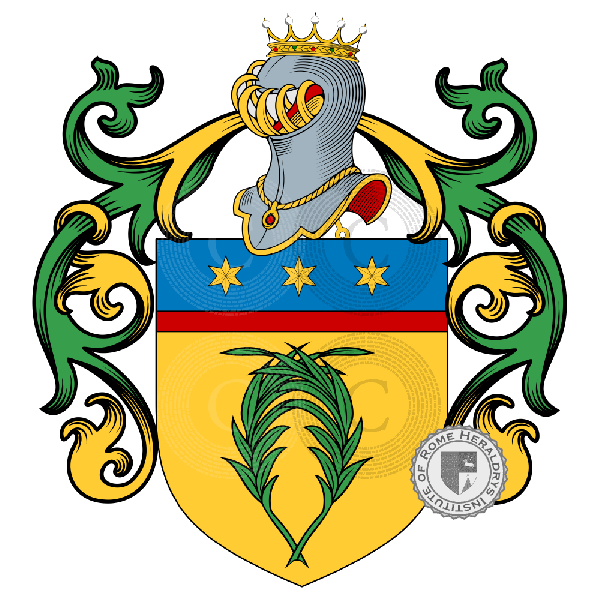 Coat of arms of family Zotti, Del Zotto, Zotto