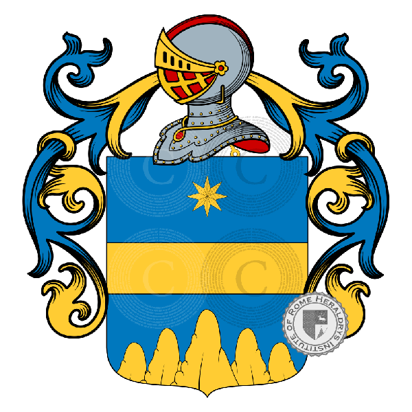 Coat of arms of family Tramonte