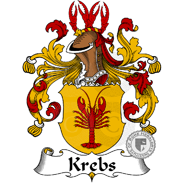 Escudo de la familia Krebs