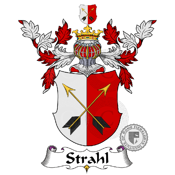 Coat of arms of family Strahl