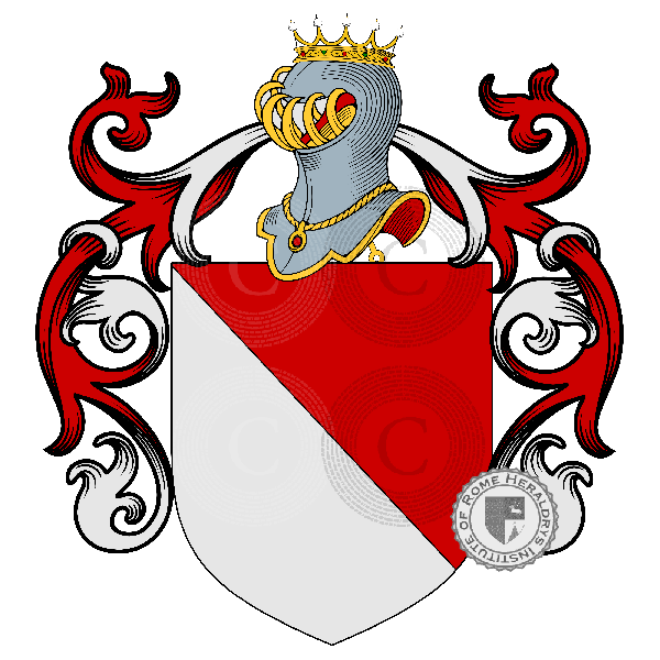 Coat of arms of family Caldenzo Caldinago
