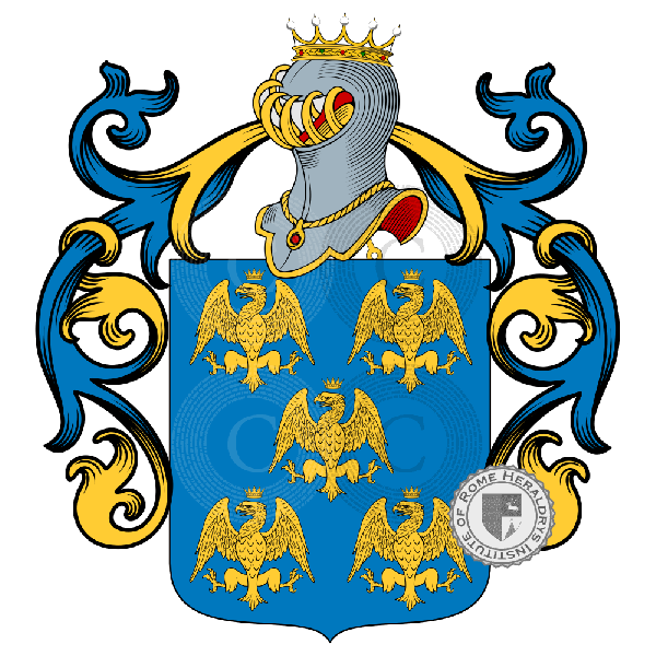 Coat of arms of family Medina   ref: 884500