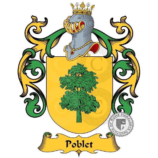Escudo de la familia Poblet