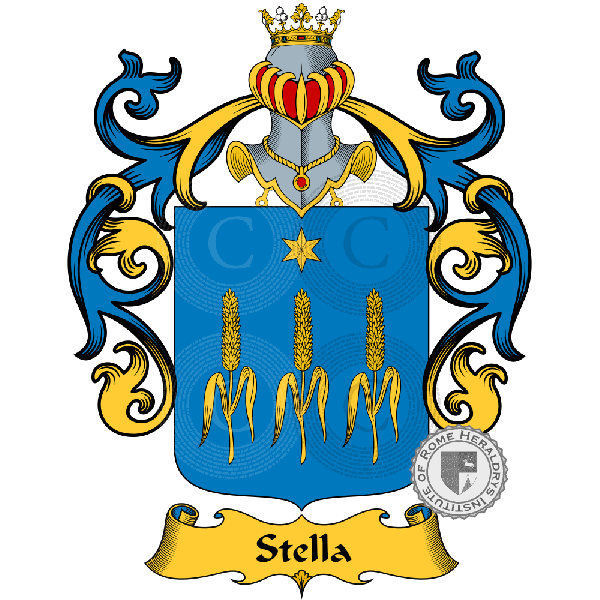 Coat of arms of family Stella