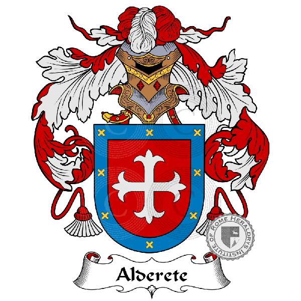 Coat of arms of family Alderete