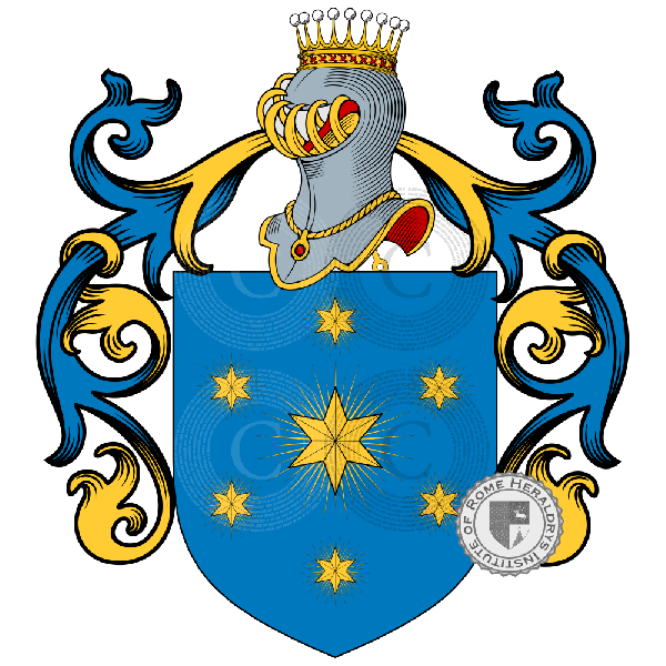 Coat of arms of family Mombello