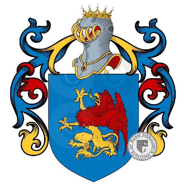 Coat of arms of family Gropa, Groppi, Groppa