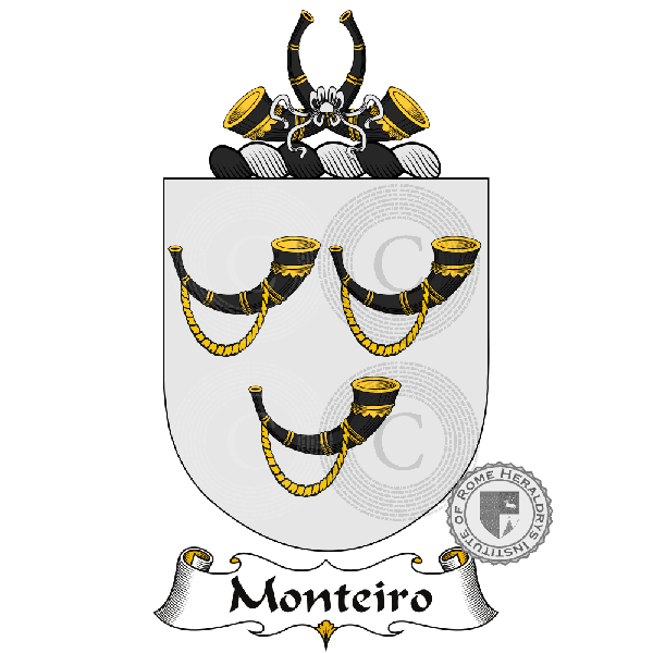 Coat of arms of family Monteiro