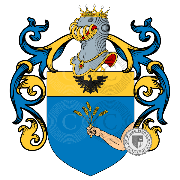 Wappen der Familie Merizzi
