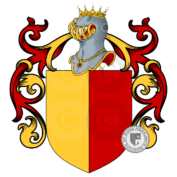 Coat of arms of family Antelmi
