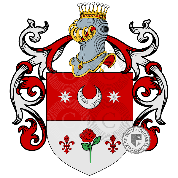 Coat of arms of family Galanti, Galante