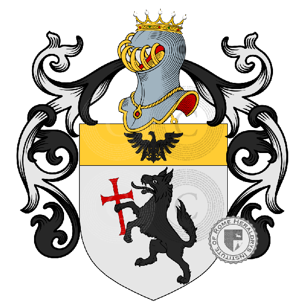 Coat of arms of family Lupati