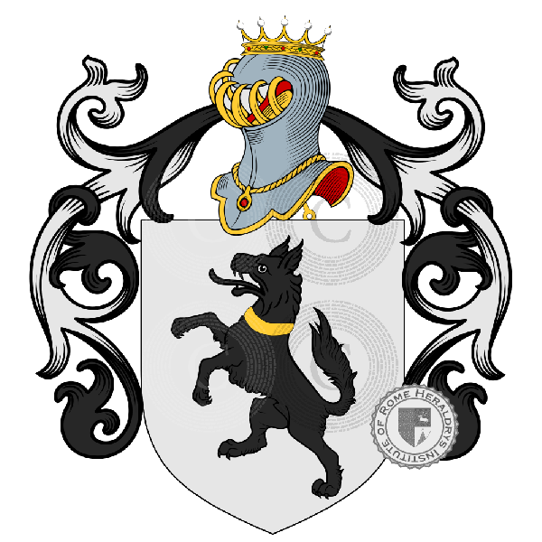 Coat of arms of family Valvason