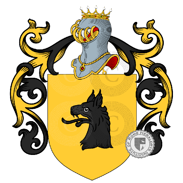 Coat of arms of family Cavagnoli