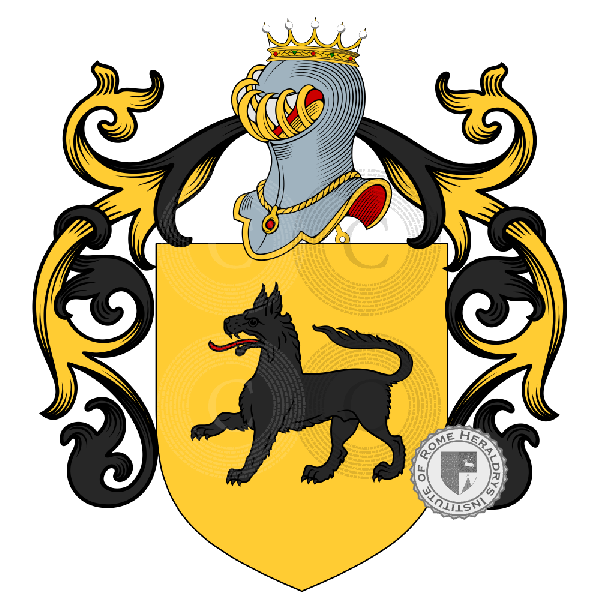 Coat of arms of family Luparelli