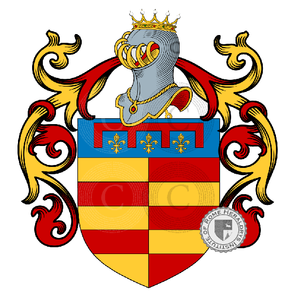 Coat of arms of family Serragli