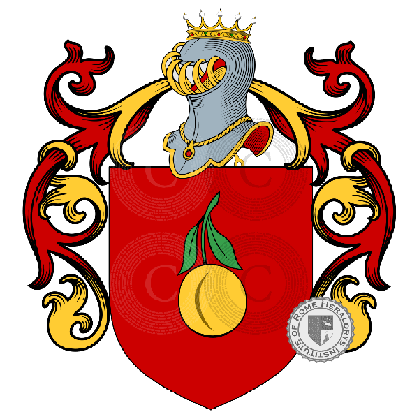 Coat of arms of family Pavin