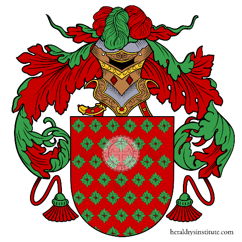 Coat of arms of family Cavalcanti
