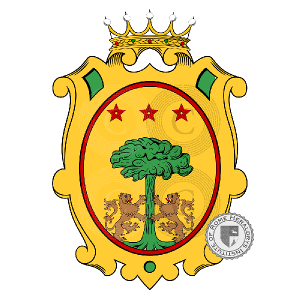 Coat of arms of family Lamanna 