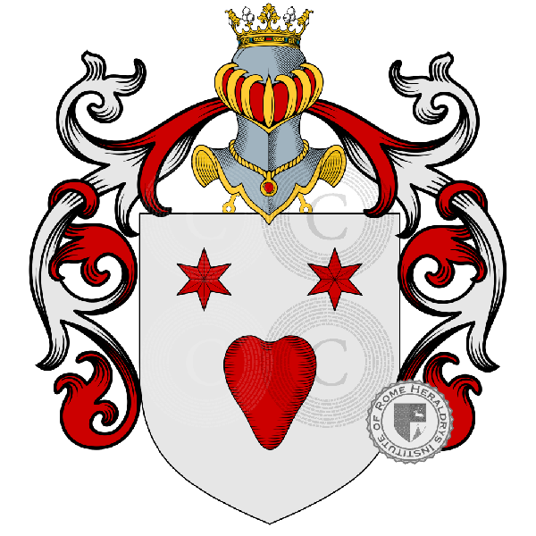 Wappen der Familie Atenolfi