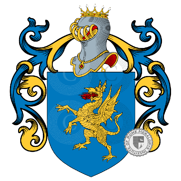 Coat of arms of family Boccafuschi, Boccafoschi, Boccafusco