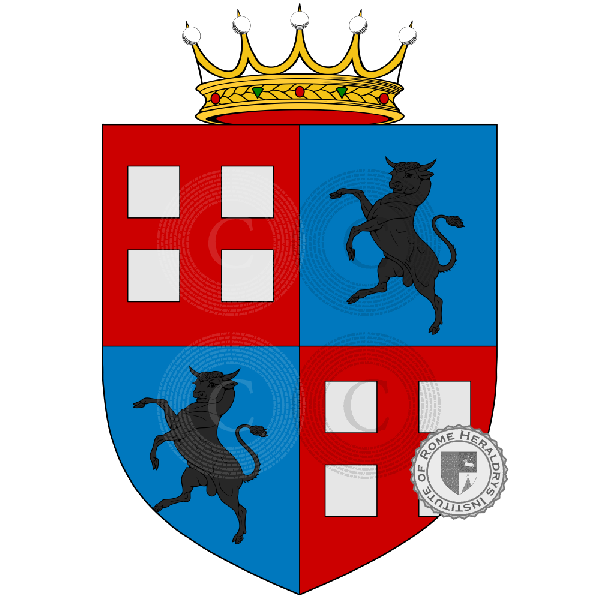 Coat of arms of family Taurelli Salimbeni