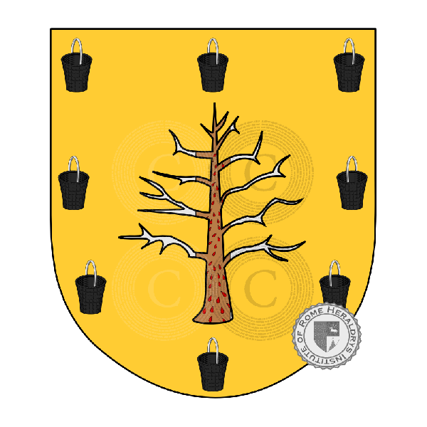 Coat of arms of family Vedra