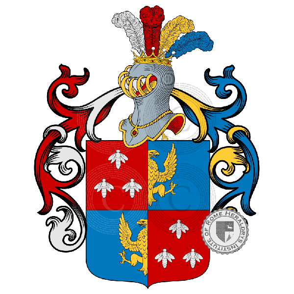 Coat of arms of family Miorini, Miorim, Miorin